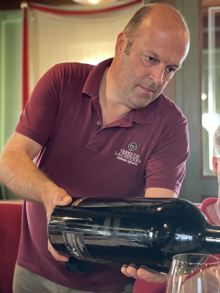 Paolo Romaggioli, enotecnico presso Terre de La Custodia